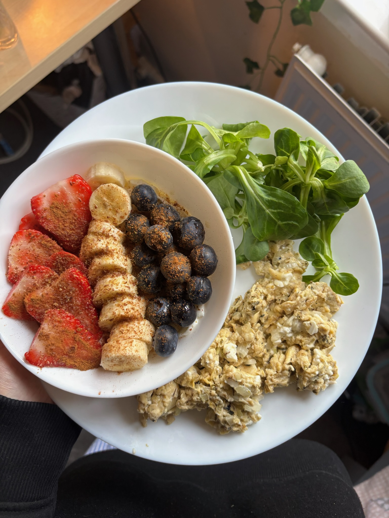 Budget student 5 a day meal prep with fruit and frozen vegetables